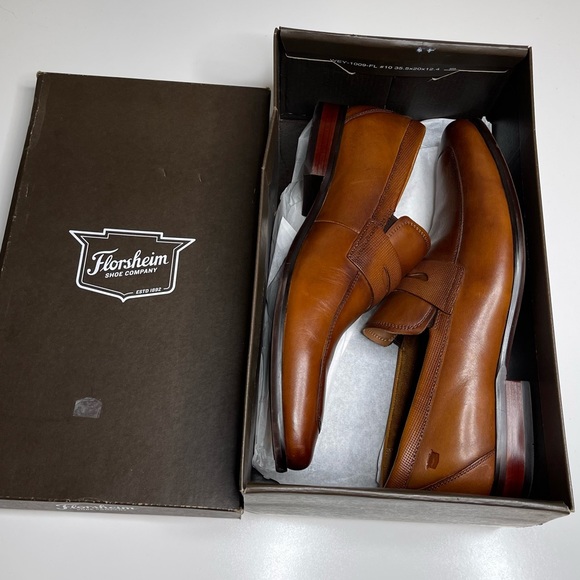 Florsheim kierland cognac apron toe loafers Clearance